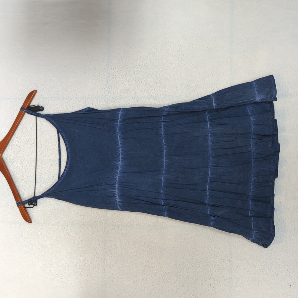 Cotton On Blue Tie-Dye Mini Dress